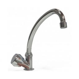 Scandvik Faucets - Tap Standard Cold Water w/ Swivel Spout - J Spout Standard Knob