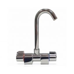 Scandvik Faucets - Folding Mixer w/ High Reach Spout - Chrome