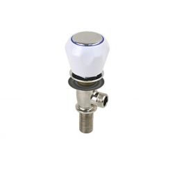 Scandvik Shower Valves - Compact Shower Tap - White Knob