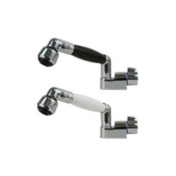 Scandvik Faucets - Combo Fixtures Cold Water - White Handle w/ 5' Chrome-Flex Hose
