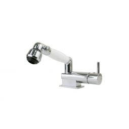 Scandvik Faucets - Combo Fixtures Minimalistic White Handle w/ On/Off Valve