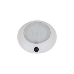 Scandvik Dome Lights - Surface Mount - W White - Plastic / White Finish (5 1/2