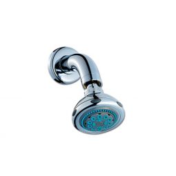 Scandvik Shower Heads - Chrome Plated Brass Arm & Trim Ring w/ Chrome ABS Shower Head