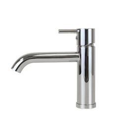 Scandvik Faucets - Basin Mixer Minimalistic Compact Single Lever - Chrome Finish