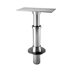 Scandvik Table Pedestal Single Stage Rectangular Top (Through Deck) 12V