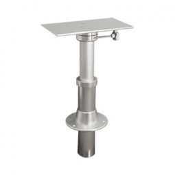 Scandvik Table Pedestal Single Stage Rectangular Top (Adjustable Through Deck) 12V
