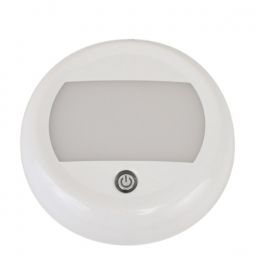 Scandvik Dome Lights - Surface Mount - W White - Plastic / White Finish (5 1/8