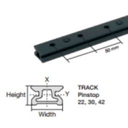 Selden Sailboat Tracks - Low Beam Pinstop (30mm)