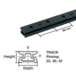 Selden Sailboat Tracks - Low Beam Pinstop (42mm)