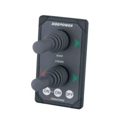 Side-Power (Sleipner) Remote Control Panel Dual Joystick for Bow or Stern Thruster (Grey)