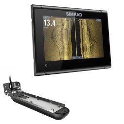 Simrad GO7 XSR Chartplotter/Fishfinder w/Active Imaging 3-in-1 Transom Mount Transducer & C-MAP