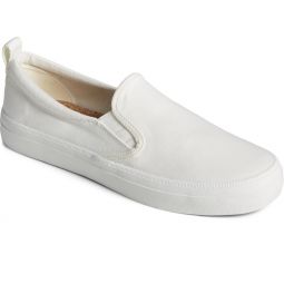 Sperry Crest Twin Gore SeaCycled Canvas Sneaker (Women) - White