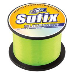 Sufix Superior Hi-Vis Yellow Monofilament - 100lb - 1205 yds