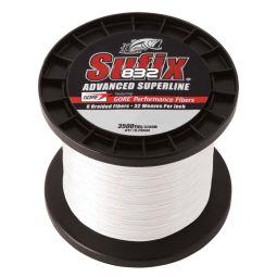 Sufix 832® Advanced Superline® Braid - 6lb - Ghost - 3500 yds