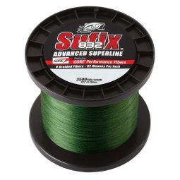 Sufix 832® Advanced Superline® Braid - 15lb - Low-Vis Green - 3500 yds