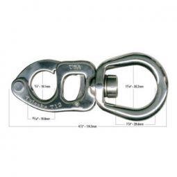 Tylaska T20C Clevis Bail Snap Shackle 7/16 in. pin