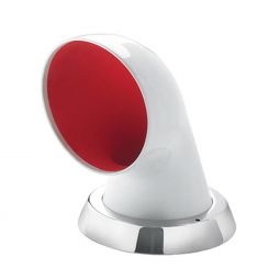 Vetus Cowl Ventilator Boreas Stainless Steel - Red Interior 100mm (Removable)