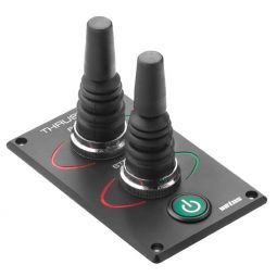 Vetus Two Stage Joystick Panel with 2 Joysticks and ON/OFF Switch