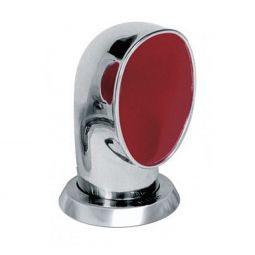 Vetus Cowl Ventilator Jerry Stainless Steel - Red Interior 75mm (Removable)