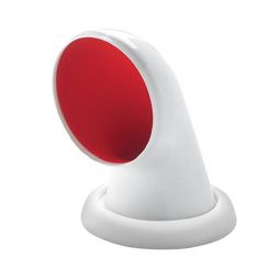 Vetus Cowl Ventilator Marin Synthetic - Red Interior 100mm (Removable)