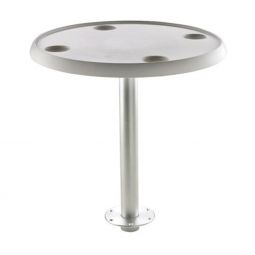 Vetus Round Table, 60 cm , Removable Pedestal and base plate, Height 68 cm