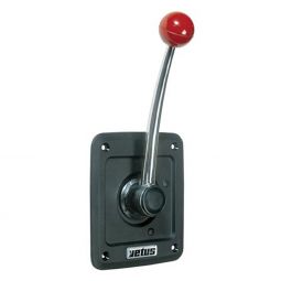 Vetus Single Lever Remote Control, Side Mounting with Stainless Steel Handle and Plastic Housing