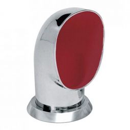 Vetus Cowl Ventilator Yogi Stainless Steel - Red Interior 125mm (Removable)