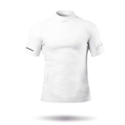 Zhik Rash Guard - Eco Spandex - Short Sleeve Top - White (Men)