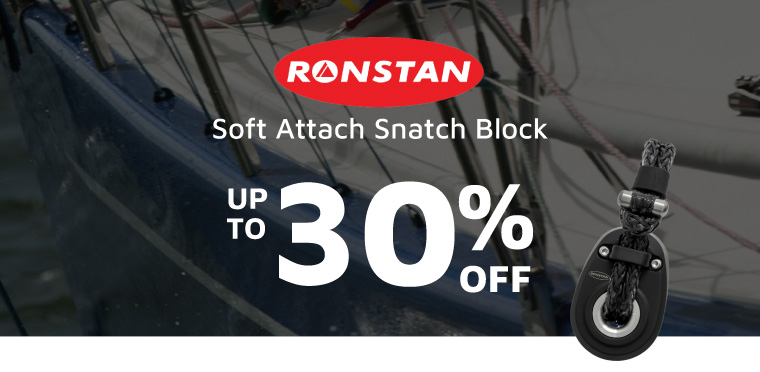 Ronstan Soft Attach Snatch Blocks up to 30% off