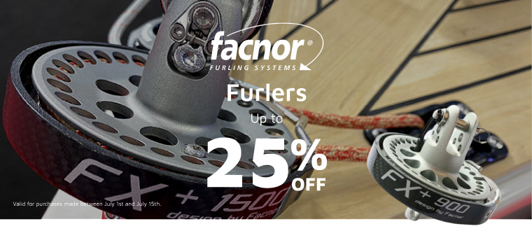 Get up to 25% off on facnor furlers